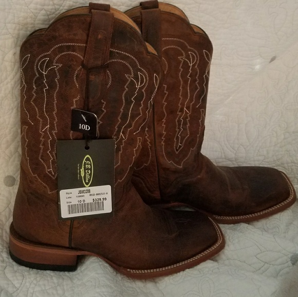 J. B. Dillon -Men's Boots-New- square toe size 10D - Picture 1 of 7